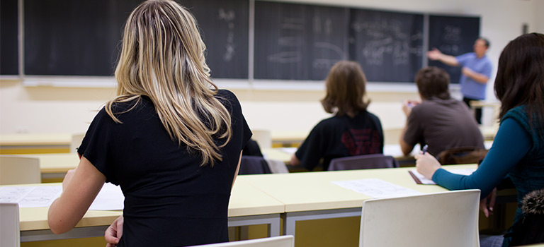 College classroom